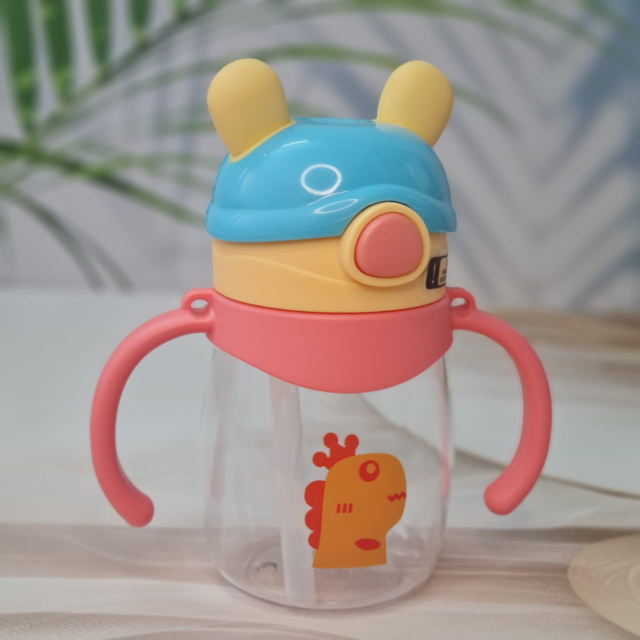 plastic water bottle for kids, kids water bottle with straw, toddler water bottle with handles, spill-proof water bottle for children, animal water bottle, fish water bottle, car water bottle, bunny water bottle, BPA-free water bottle, safe water bottle for toddlers, easy to clean kids water bottle, portable water bottle for kids, children's drinkware, usmile toys, kids accessories, hydration for children, cute water bottle for kids.